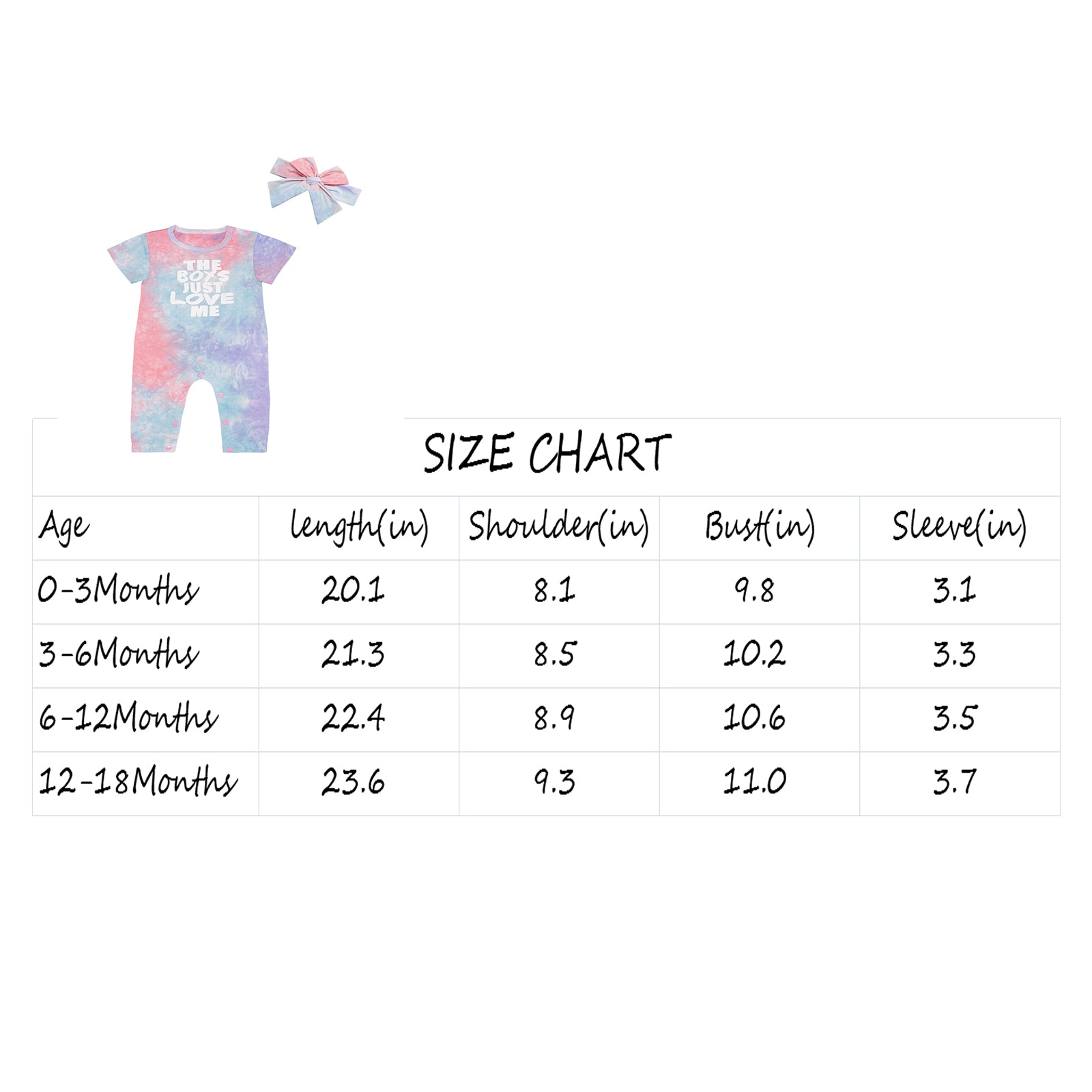 Baby Girls Swimming Tie Dye Romper