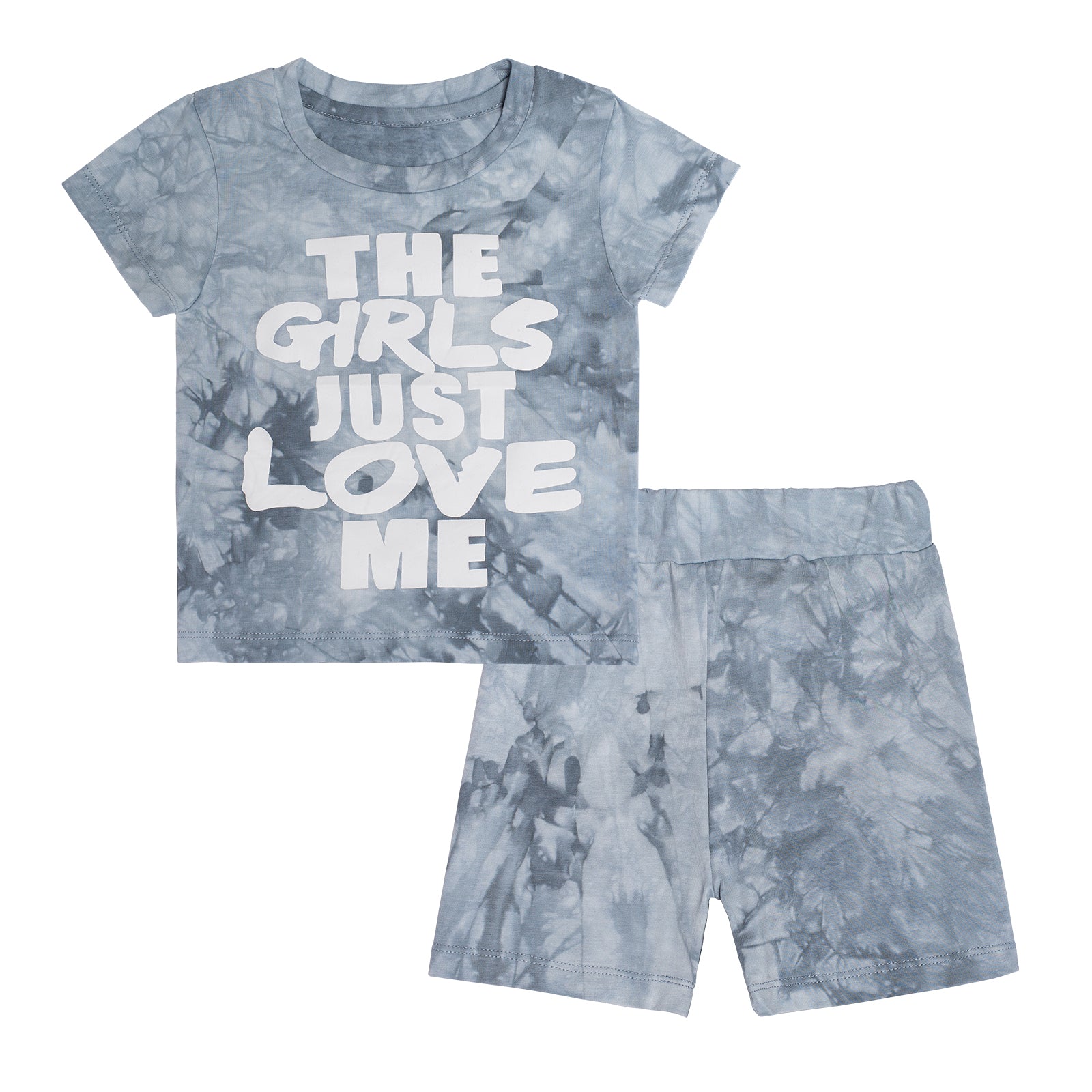 Toddler Baby Boys The Girl Just Love Me Summer Pant Set