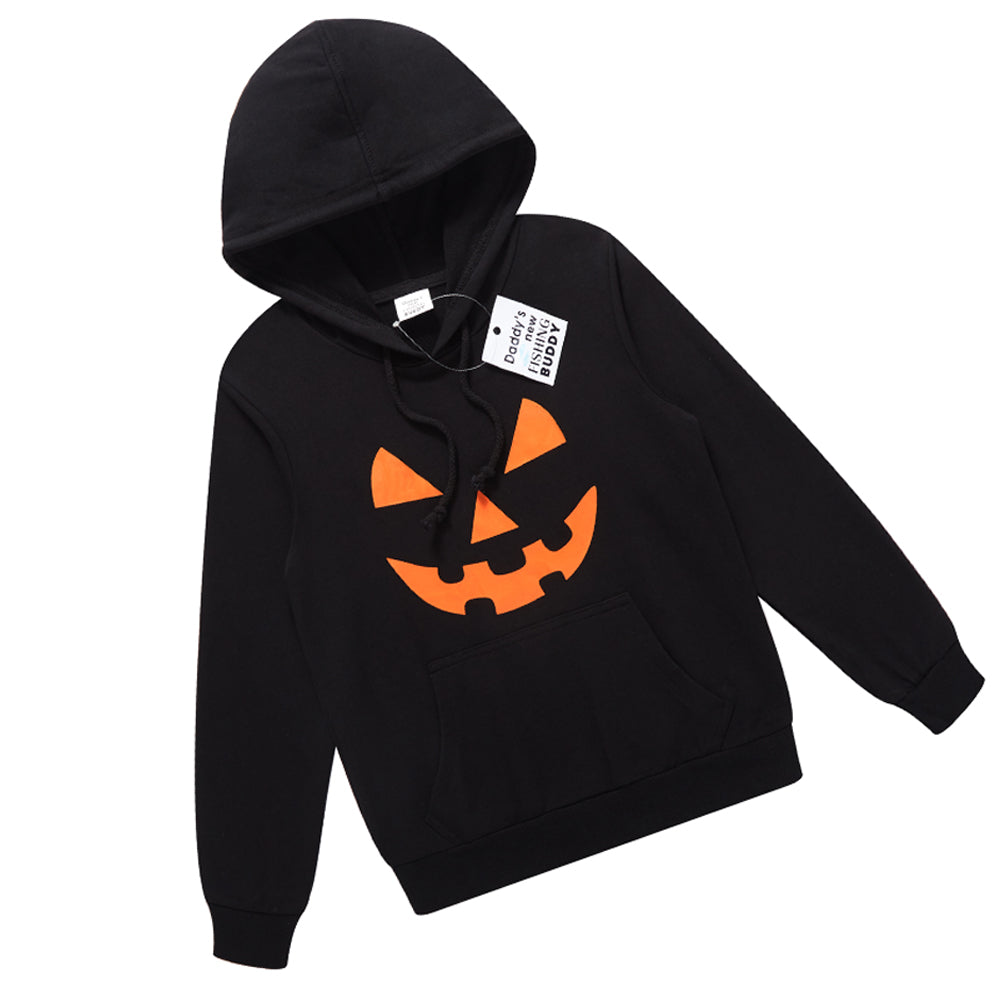 Daddy's New Fishing Buddy Boys Girls Halloween Hoodie