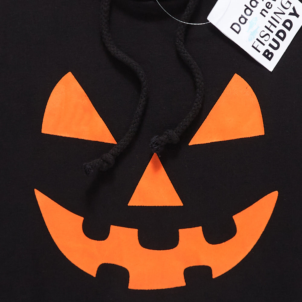 Daddy's New Fishing Buddy Boys Girls Halloween Hoodie